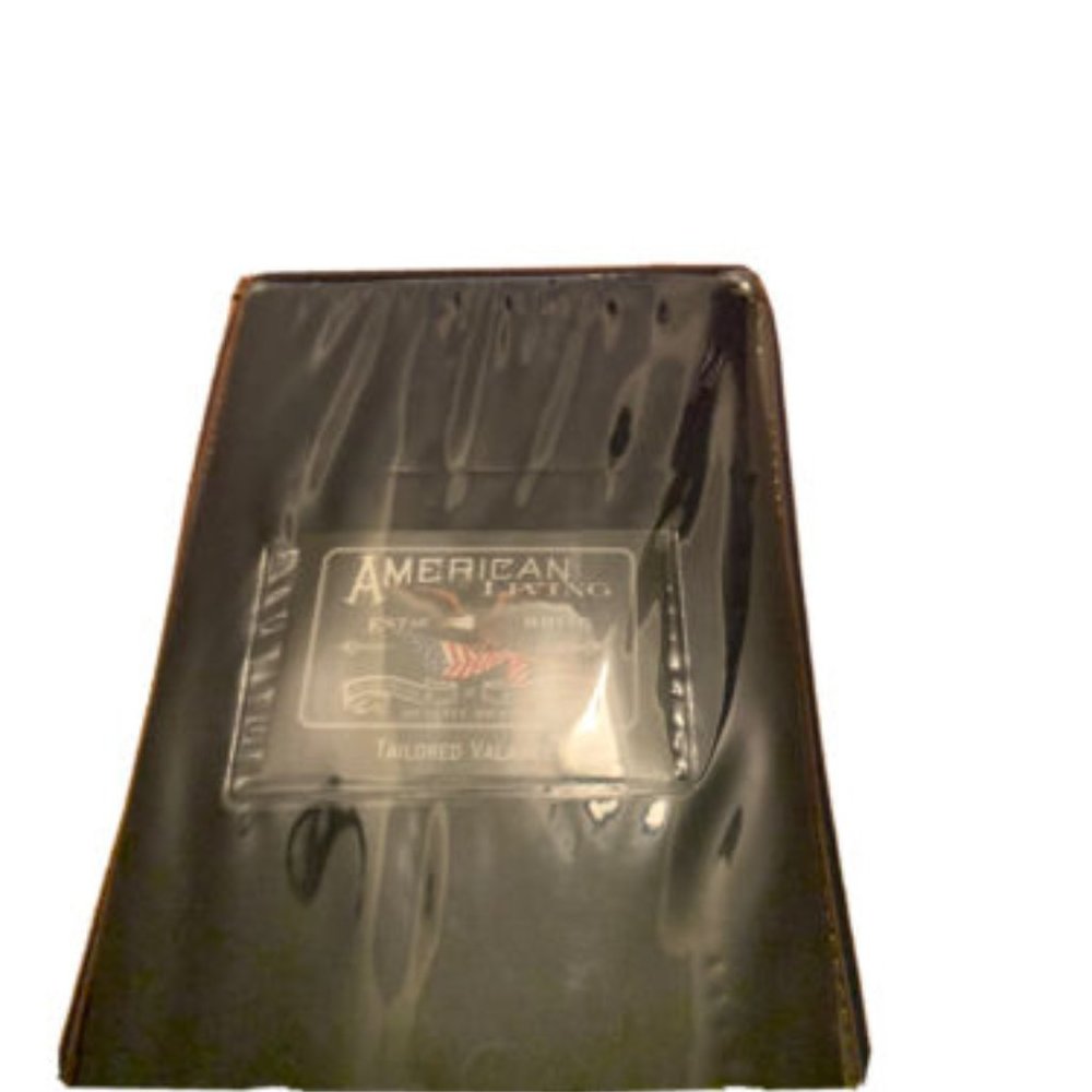 American Living Home Brooklane Tailored Valance Curtain Indigo Na…